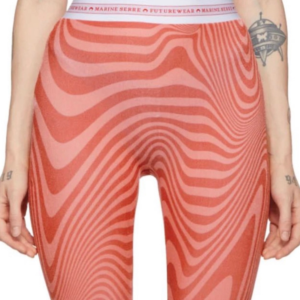 SOLD- Marine Serre Ssense exclusive leggings